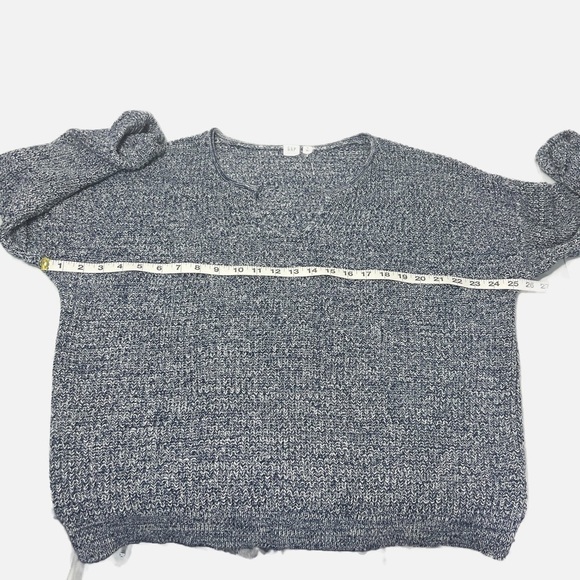 GAP for Good Oversized Heathered Blue and White Sweater size XL - Picture 5 of 8